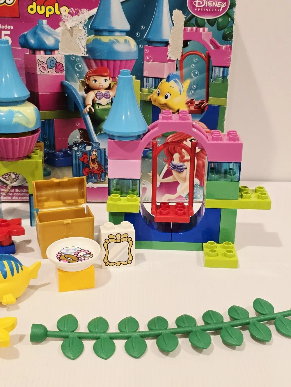 Lego Duplo 10515 Ariel Undersea Castle Little Mermaid Flounder Sebastian